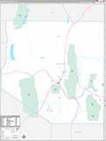 White Pine, Nv Carrier Route Wall Map